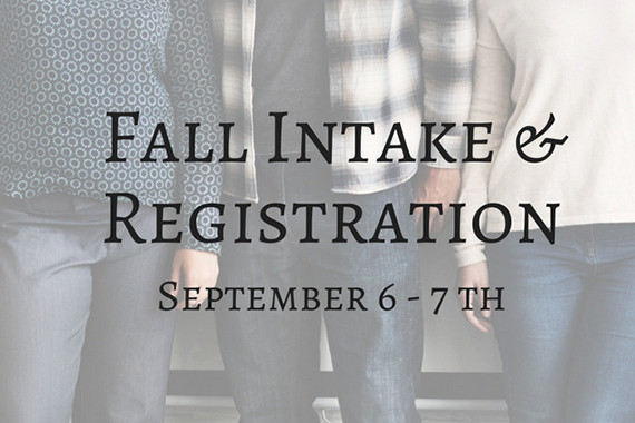 Fall Intake & Registration