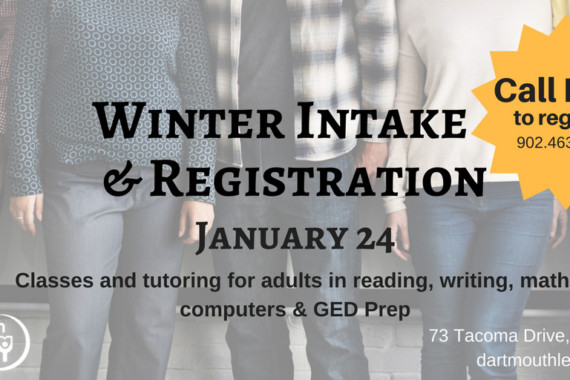 Winter Intake & Registration – January 24, 2018