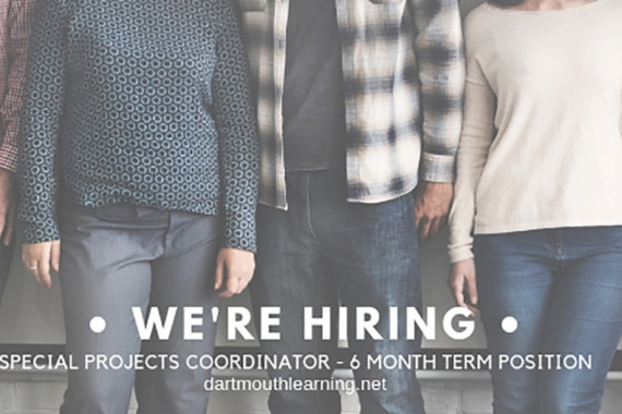 We’re Hiring – Special Projects Coordinator